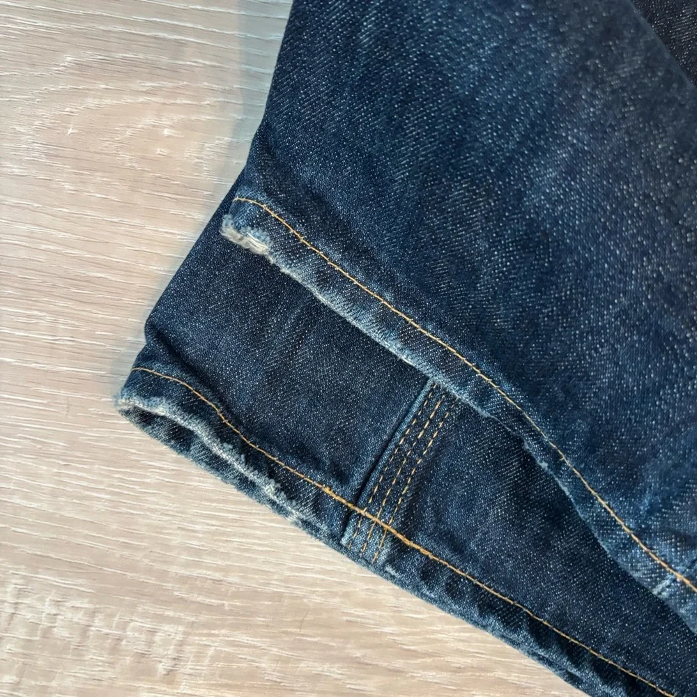 Carhartt B310DRT Jeans Men’s 36x36 Relaxed Fit Dark Wash Bootcut Work Pants Tall - Picture 8 of 10